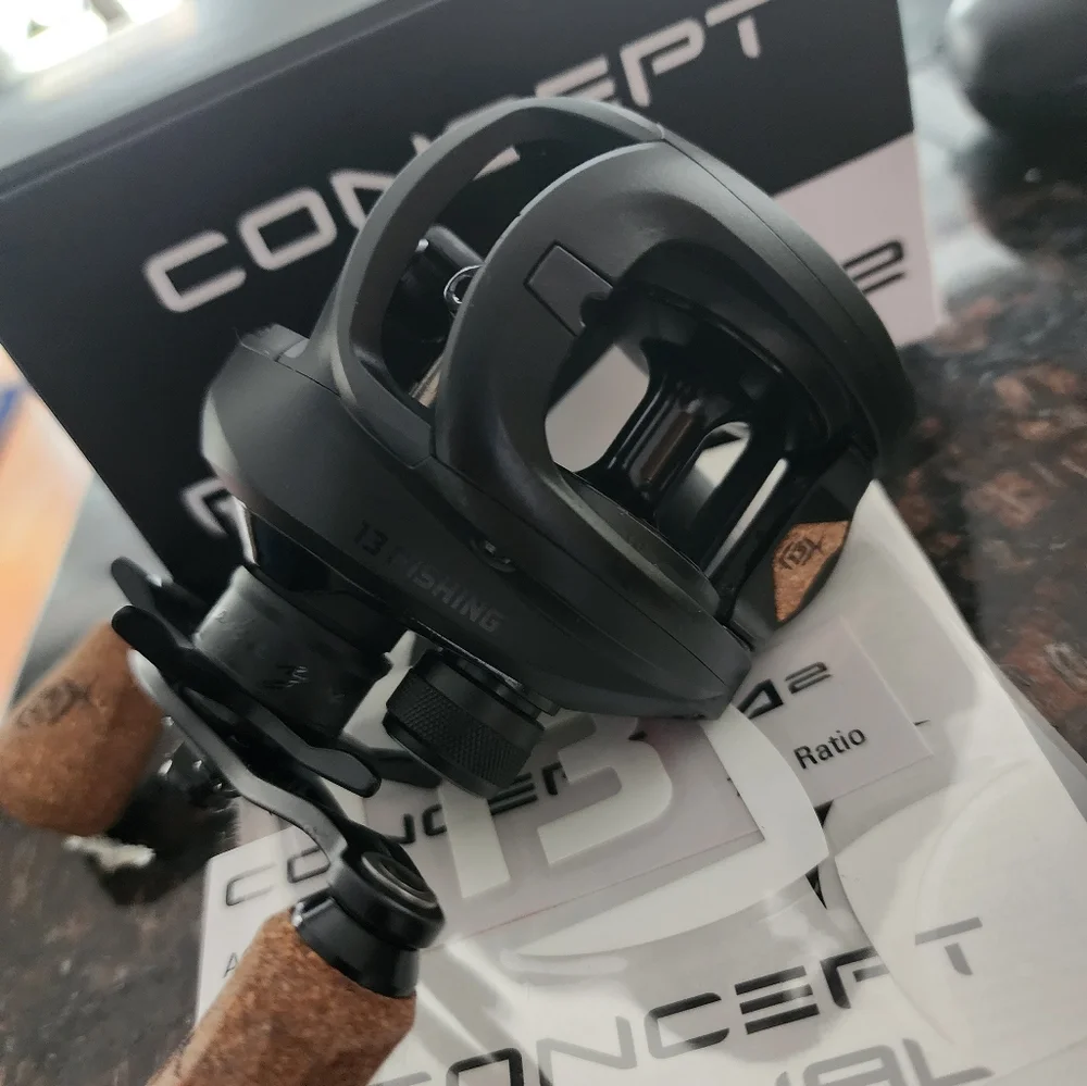Concept Bait Caster Black. Left & Right Hand